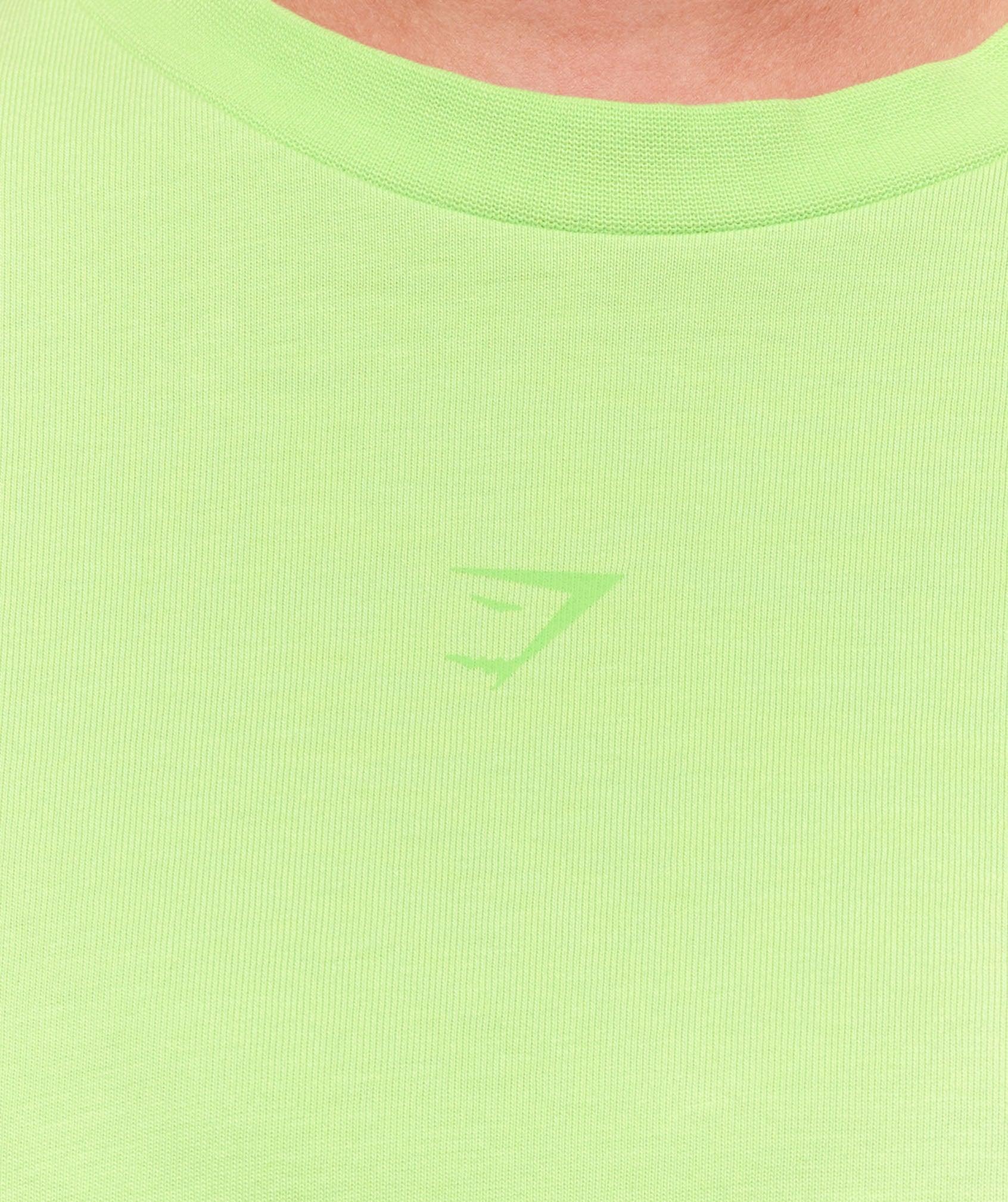 Gymshark Summer Tie-Dye Graphic Oversized T-Shirt - Energy Gelato Green/Wash Female Product Image