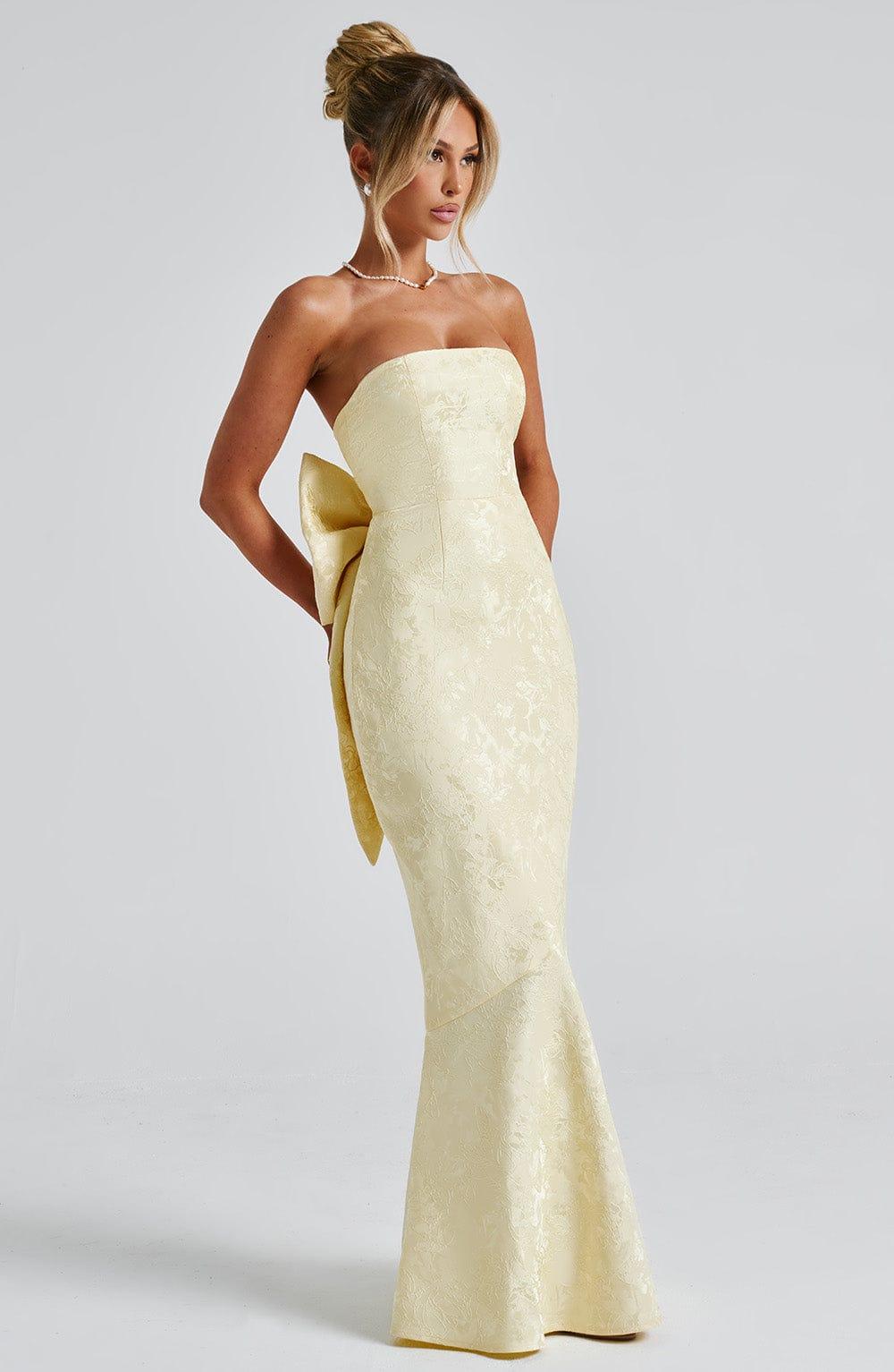 Felicity Maxi Dress - Lemon Product Image