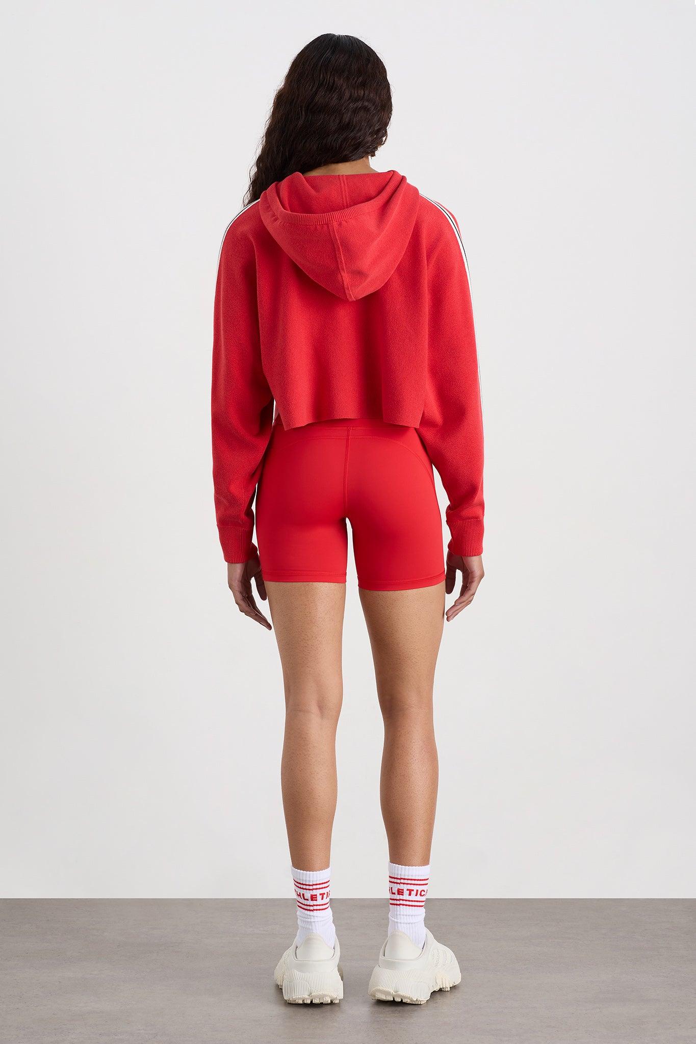 Crop Knit Hoodie 405 Product Image