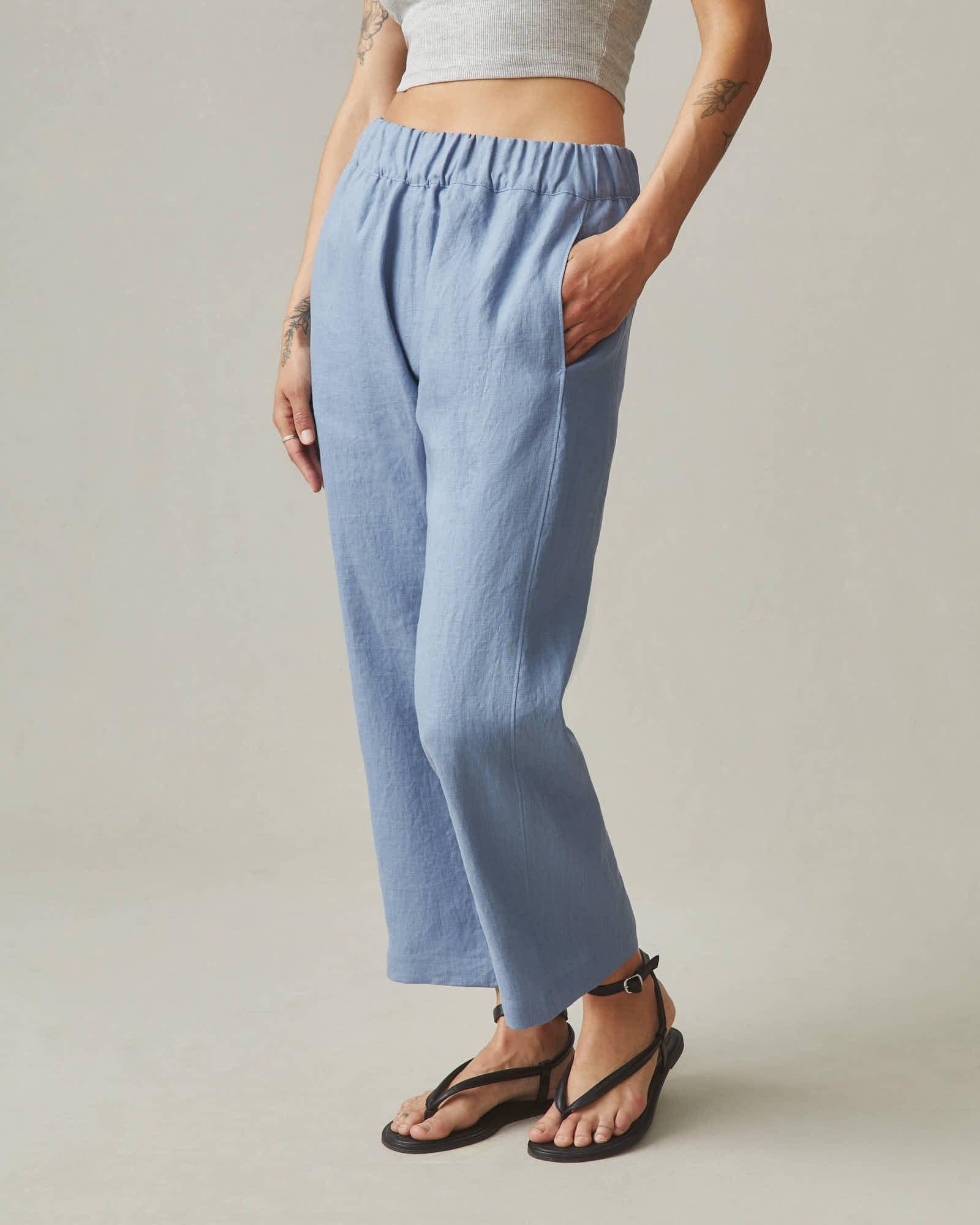 Women's Linen Pant - Beach Horizon Product Image