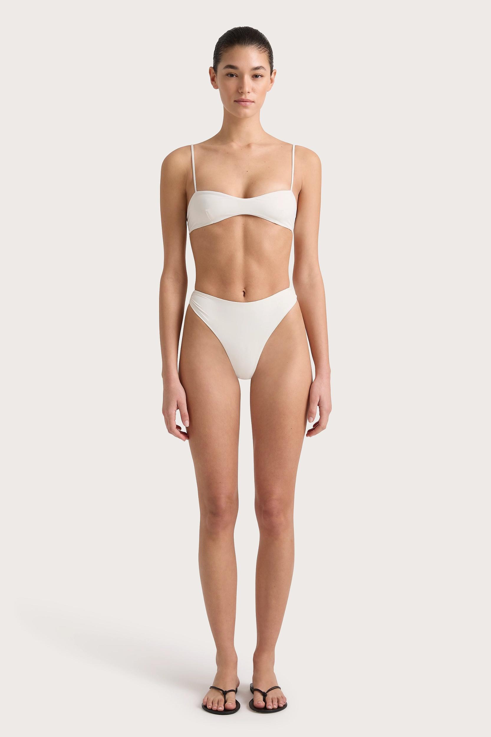 Emily Bikini Top White - Final Sale Product Image