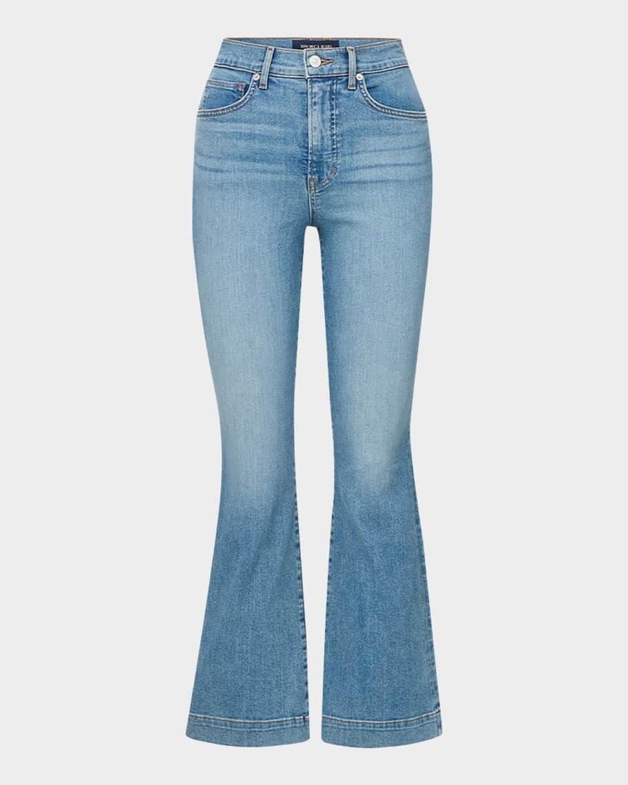 Carson High-Rise Ankle Flare Jeans Product Image