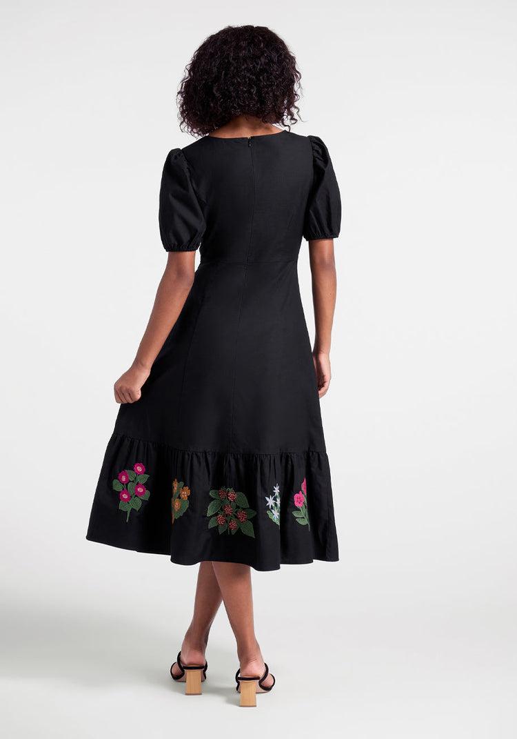 Bloom With A View Embroidered Midi Dress Product Image