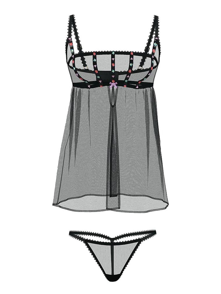 Dark Blossom Babydoll Set Product Image