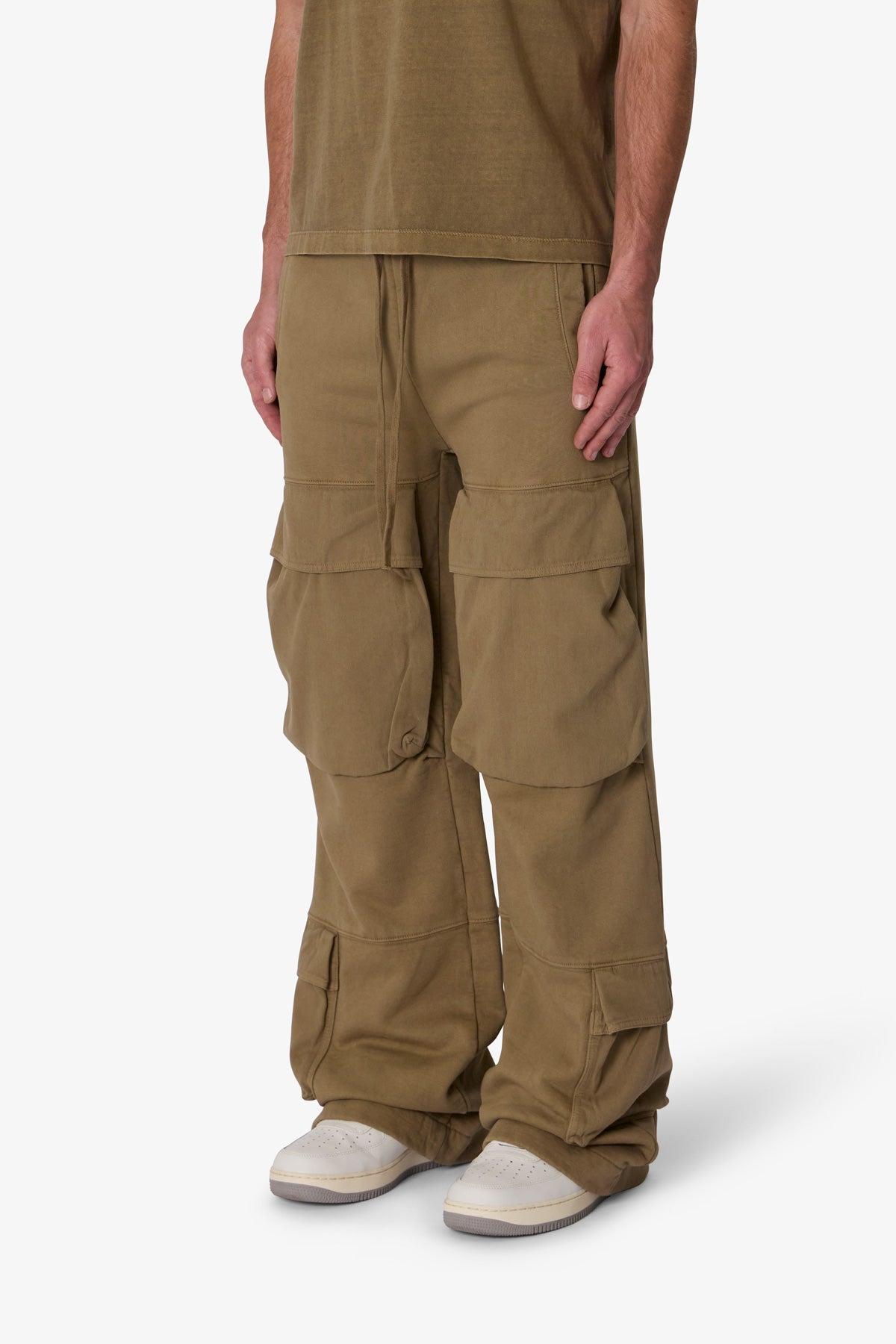 Front Cargo Sweatpants - Washed Earth Product Image