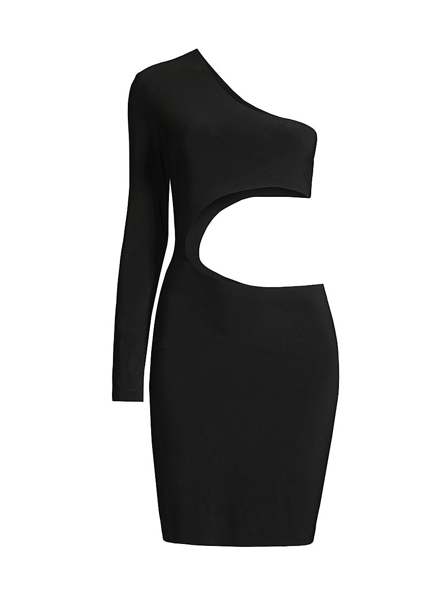 Womens Shane Cut-Out One-Sleeve Minidress Product Image