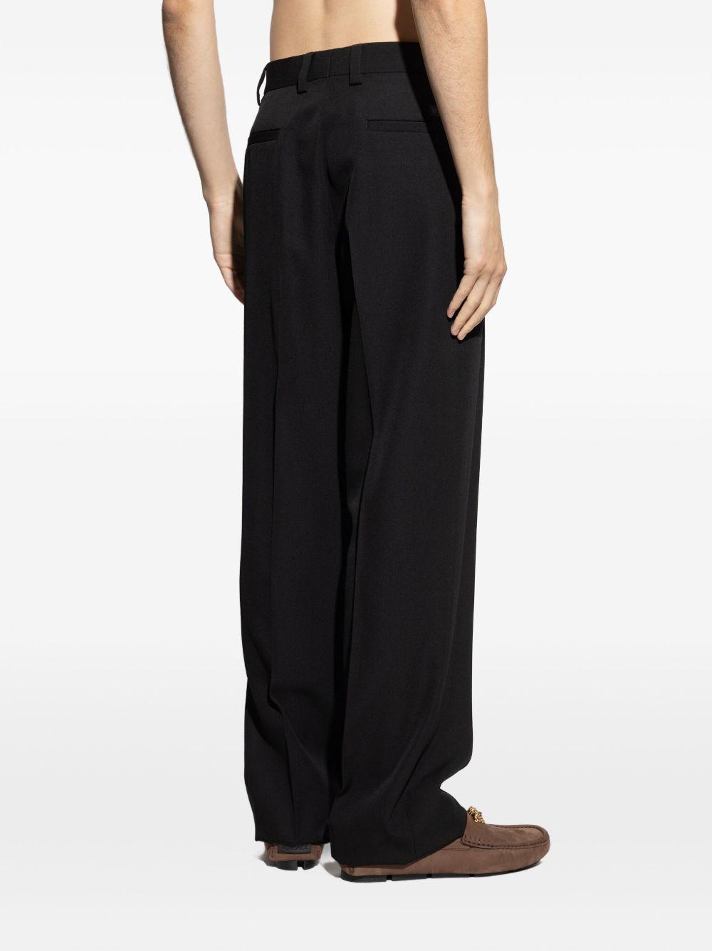 wool button fly trousers Product Image
