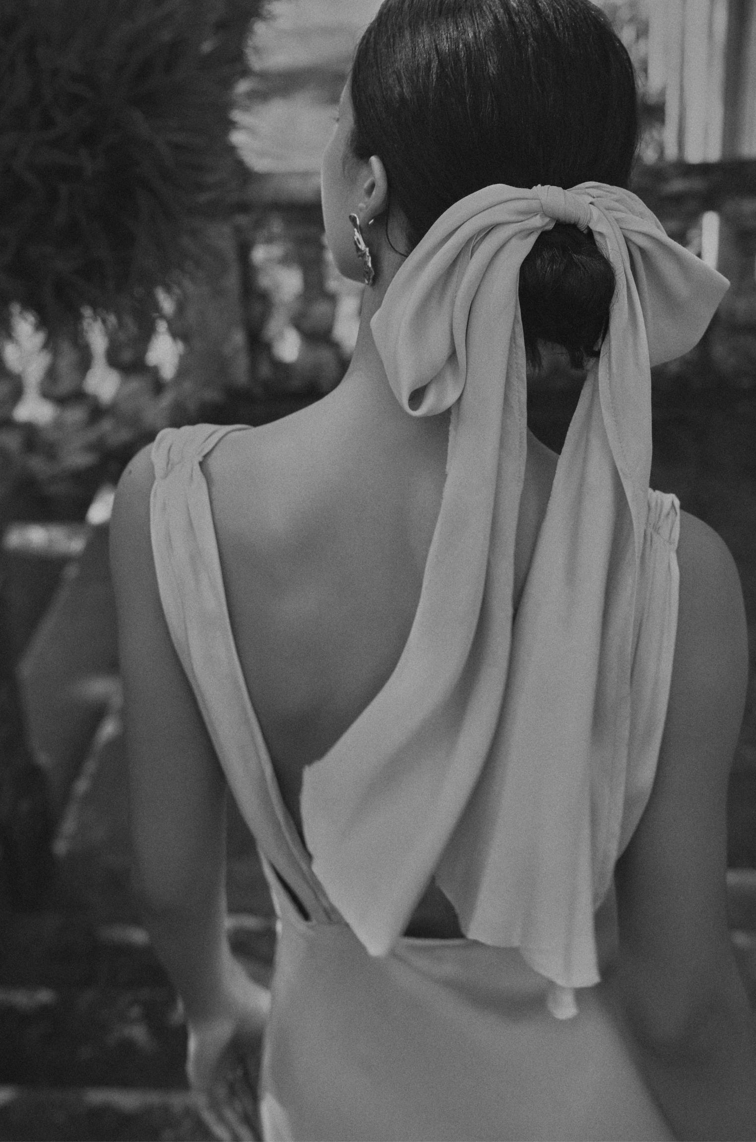 Satin midi dress Product Image