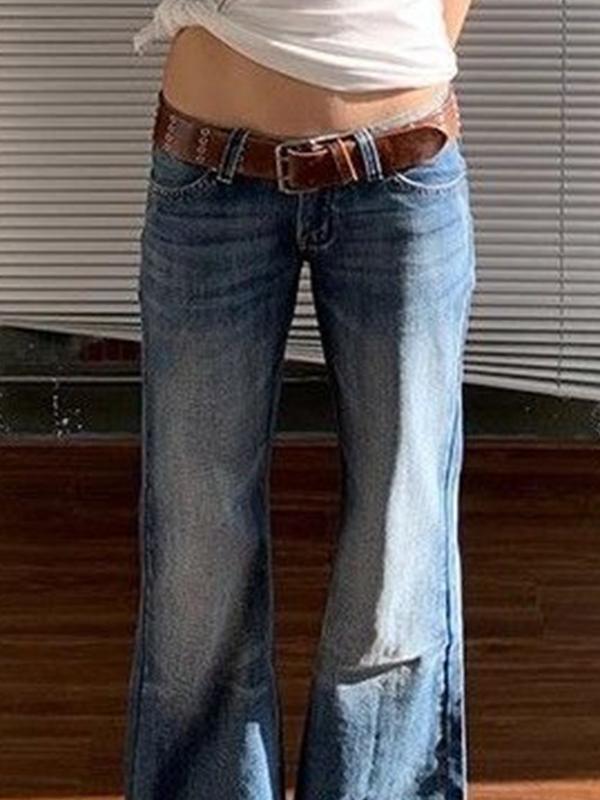 Vintage High Street Flare Jeans Product Image