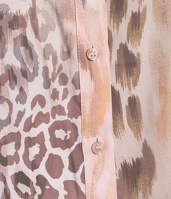 Guess Clouis Long Sleeve Jaguar Printed Shirt Product Image