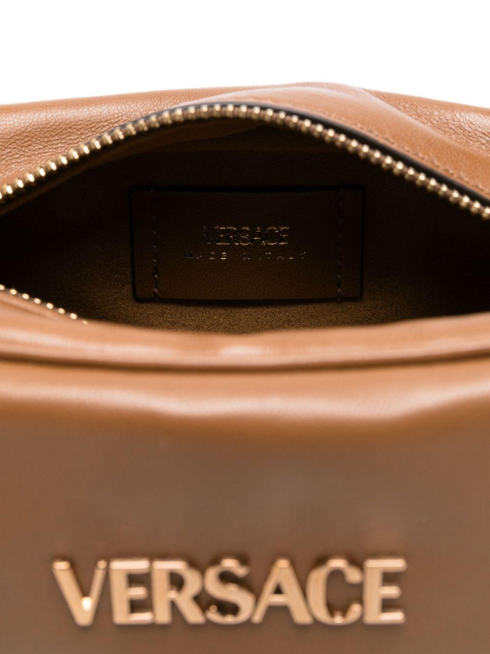 logo-plaque top-handle bag Product Image