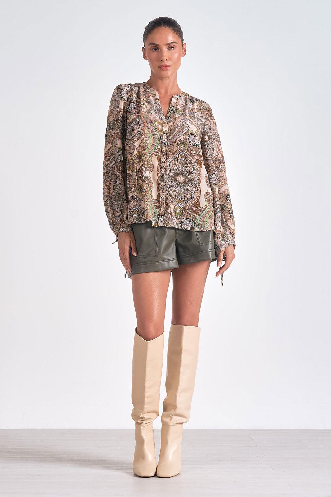 Paisley L/S Blouse Product Image