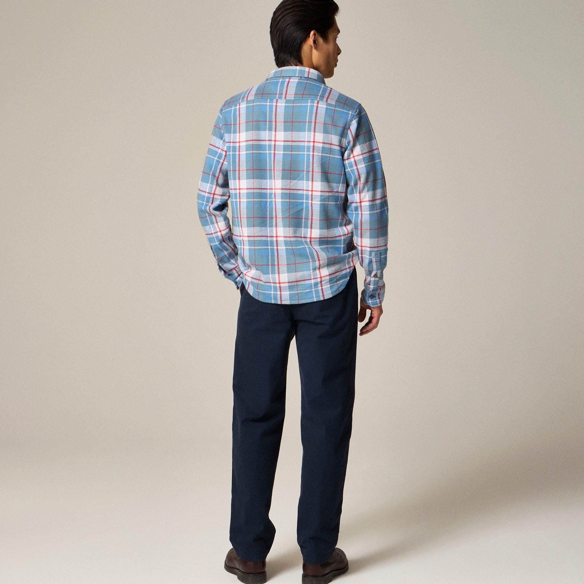 Seaboard soft-knit shirt in plaid Product Image