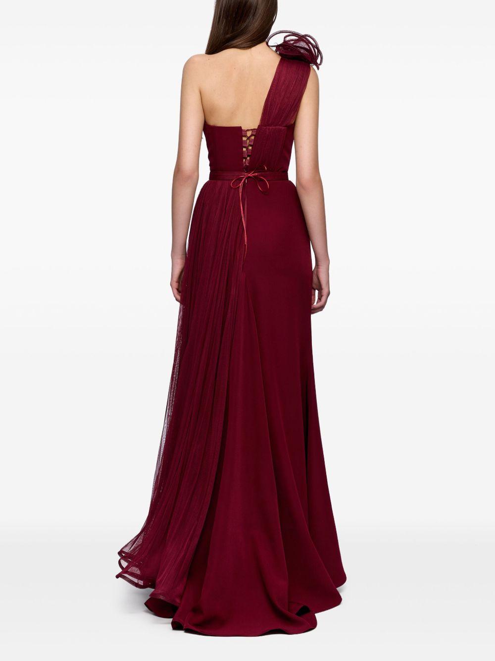rose-embellished maxi dress Product Image