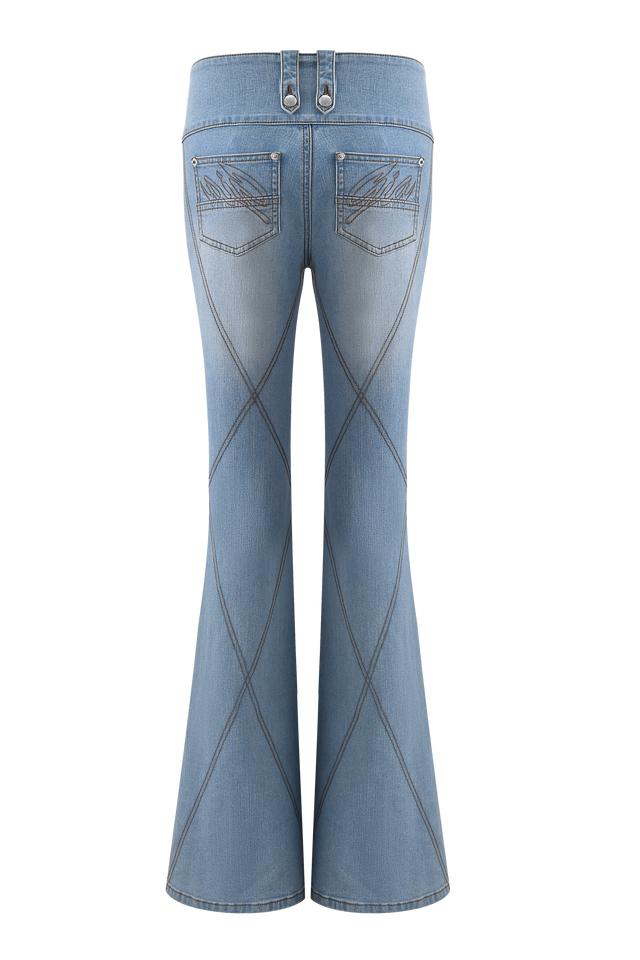 MALLORY JEAN - LIGHT BLUE DENIM Product Image