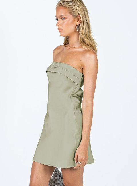 Phillipa Mini Dress Sage Product Image