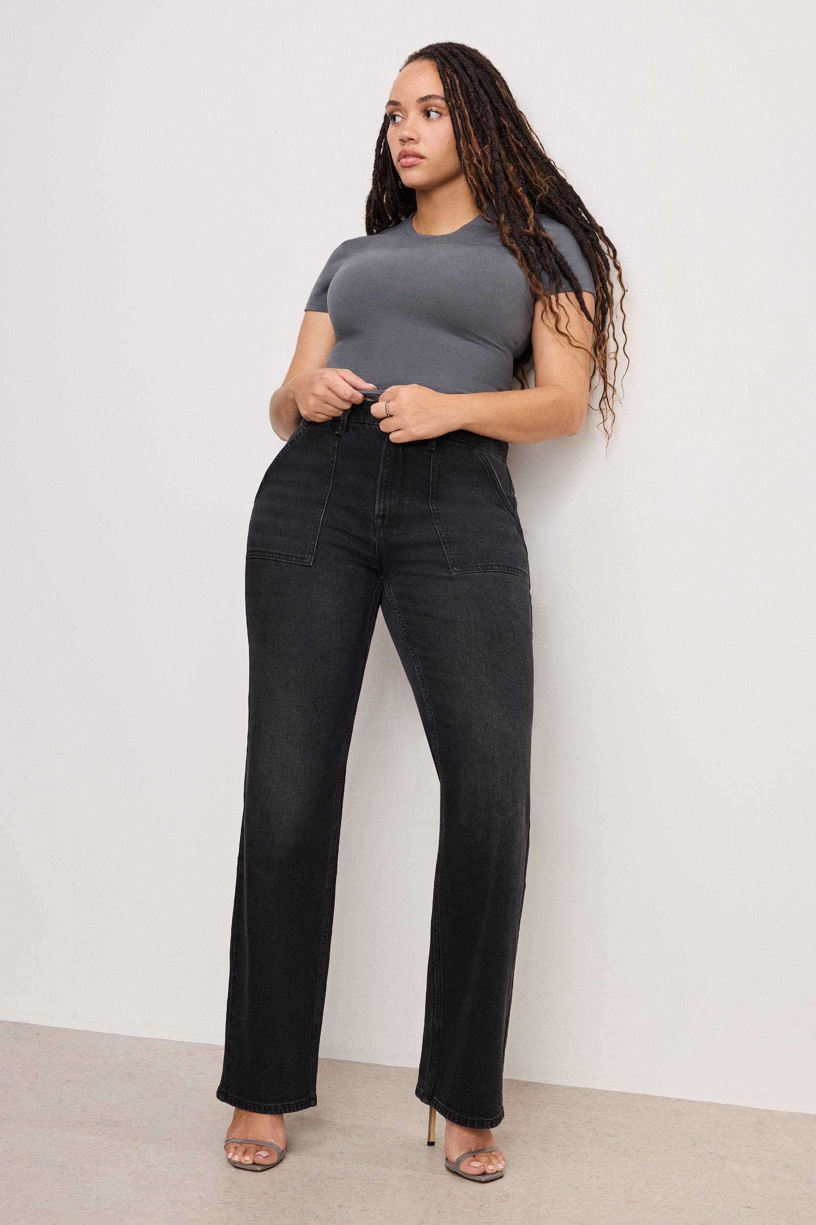 GOOD ICON STRAIGHT CARPENTER JEANS | BLACK354 Product Image