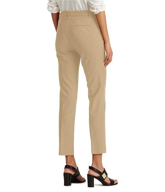 Lauren Ralph Lauren Stretch Mid Rise Skinny Leg Pants Product Image