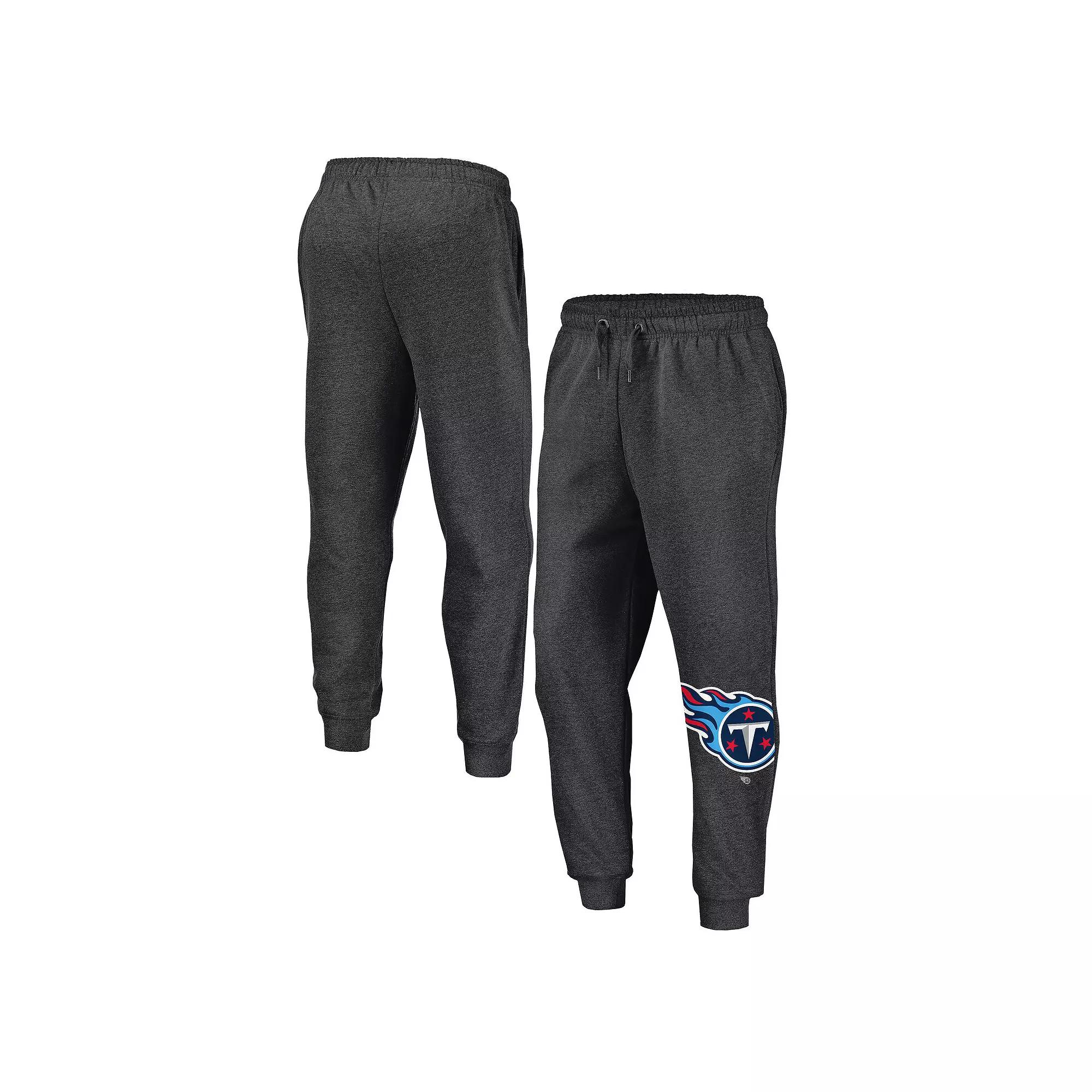 Men's Fanatics Heather Charcoal Tennessee Titans Boost Fleece Joggers,  Product Image