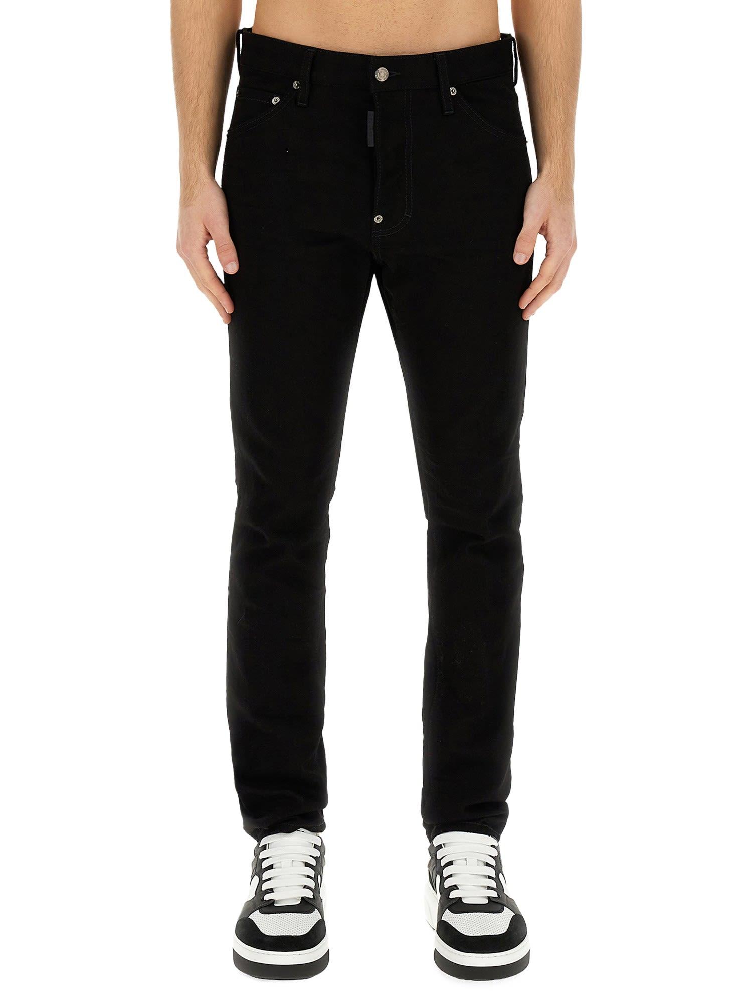 DSQUARED2 Cool Guy Mid-rise Skinny Jeans In Black Product Image