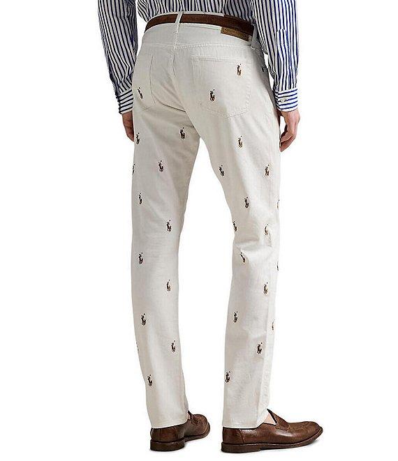 Polo Ralph Lauren Sullivan Slim Fit Allover Polo Pony Jeans Product Image