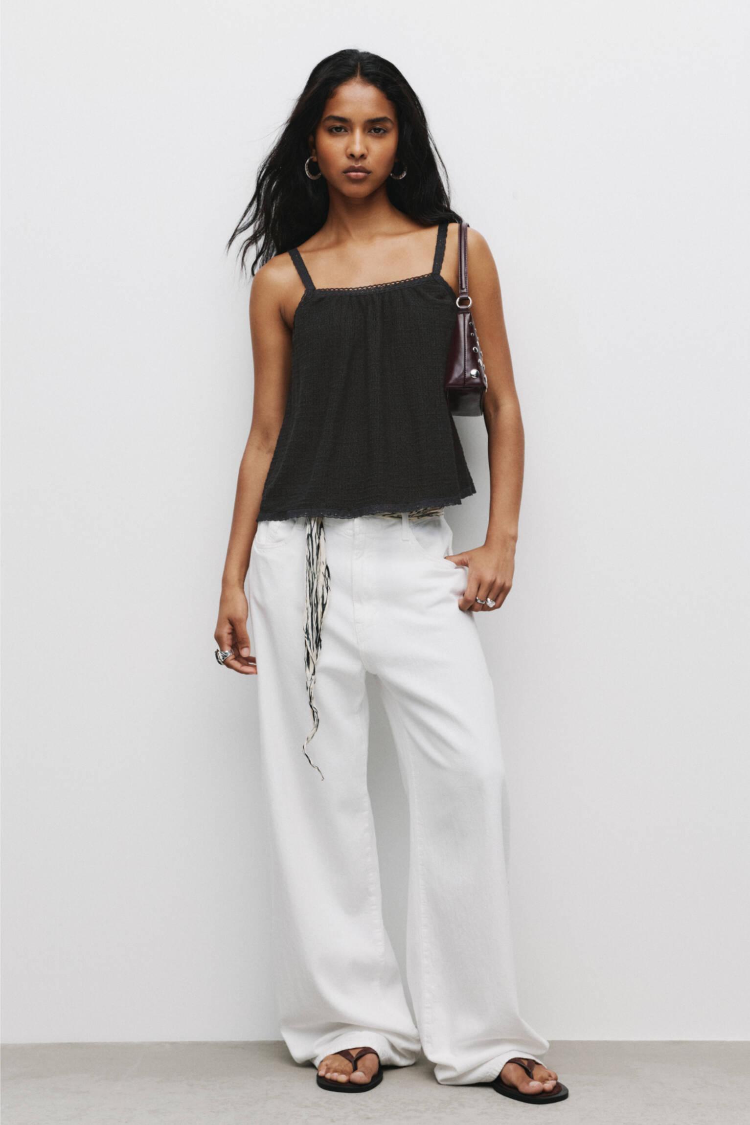 Strappy flared top Product Image