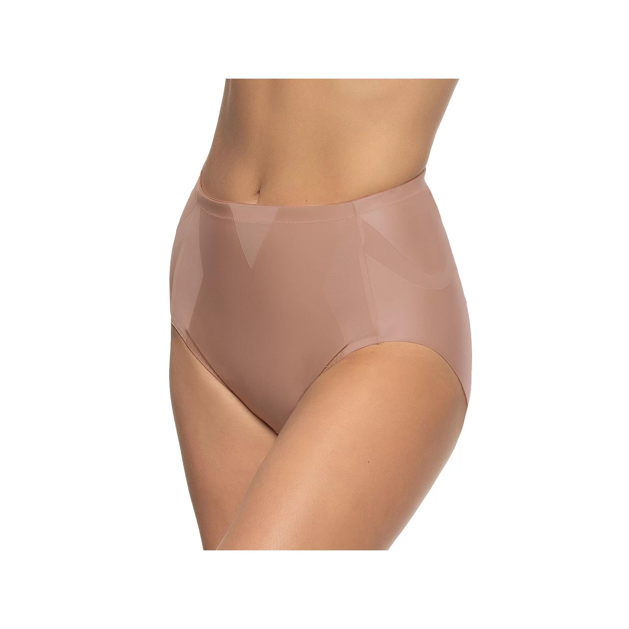 Jezebel by Felina Uplifted Satin & Mesh Shaper Briefs 640208, Women's,  Product Image