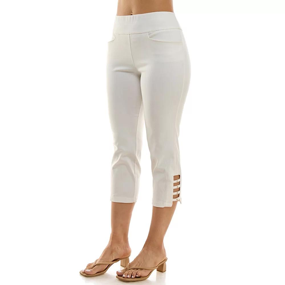 Women's Nina Leonard Pull-On Crop Pants,  Product Image