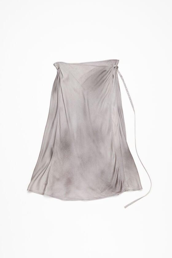 Satin wrap skirt Product Image