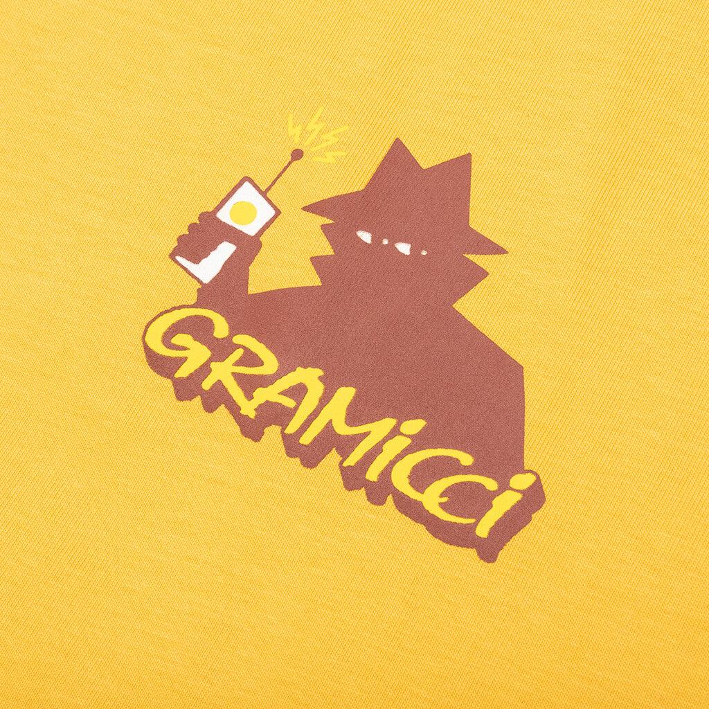 Real Bad Man x Gramicci Records L/S Tee - Mustard Male Product Image