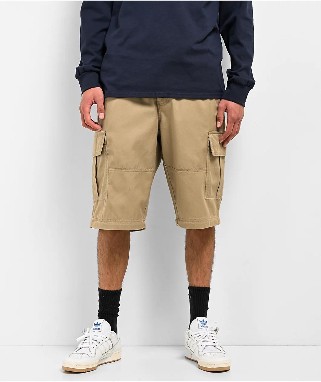 Empyre Khaki Zip Off Cargo Skate Pants Product Image