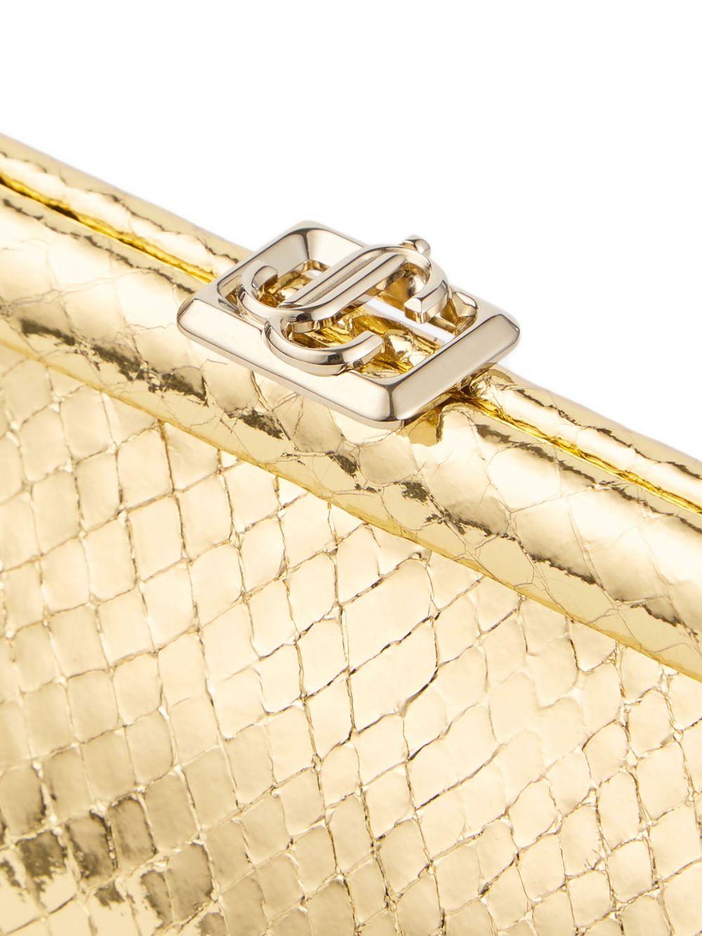 metallic textured clutch bag Product Image