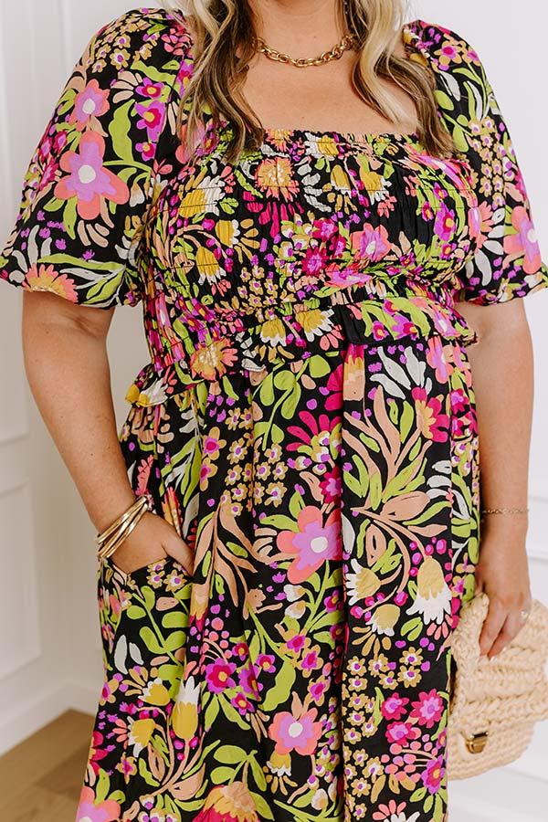 Wildflower Dreams Smocked Mini Dress Curves Product Image