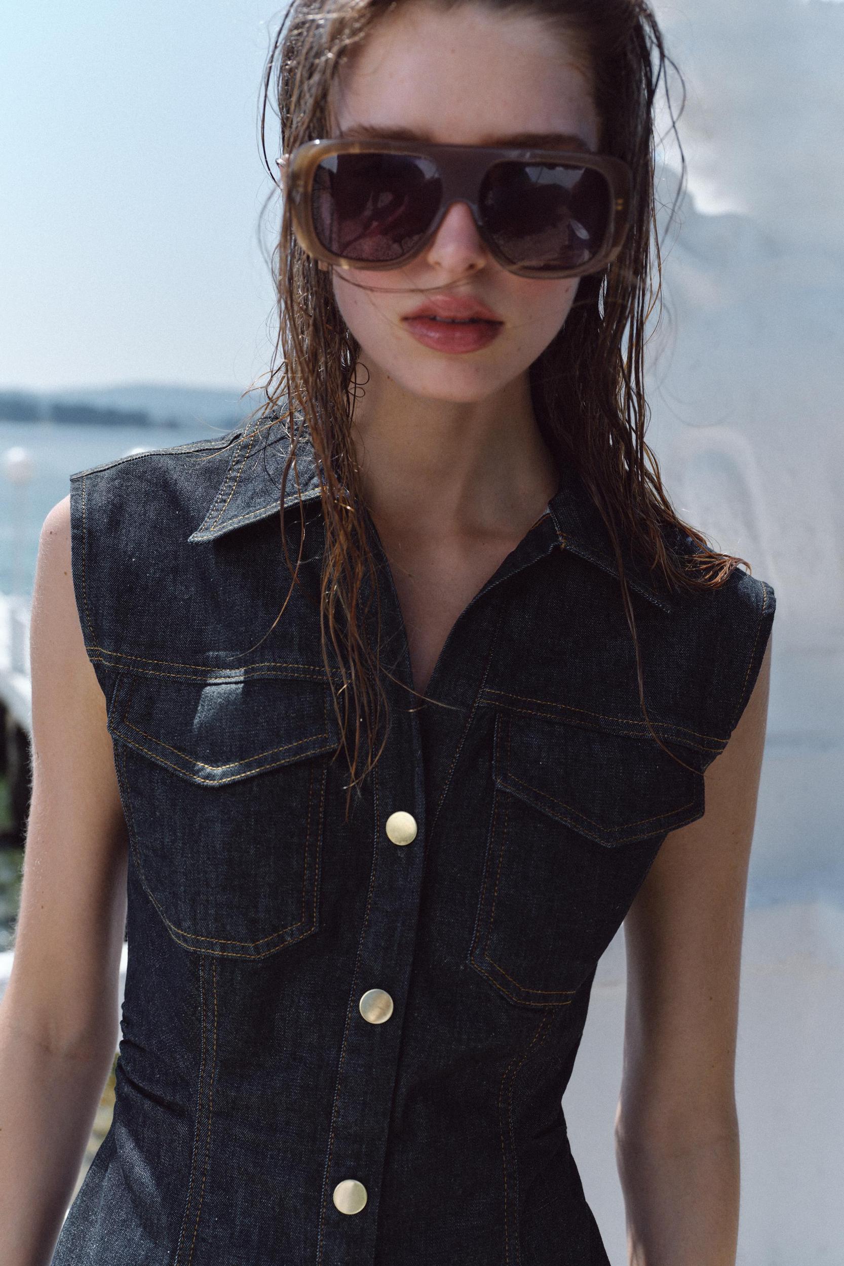 Z1975 DENIM MINI DRESS Product Image