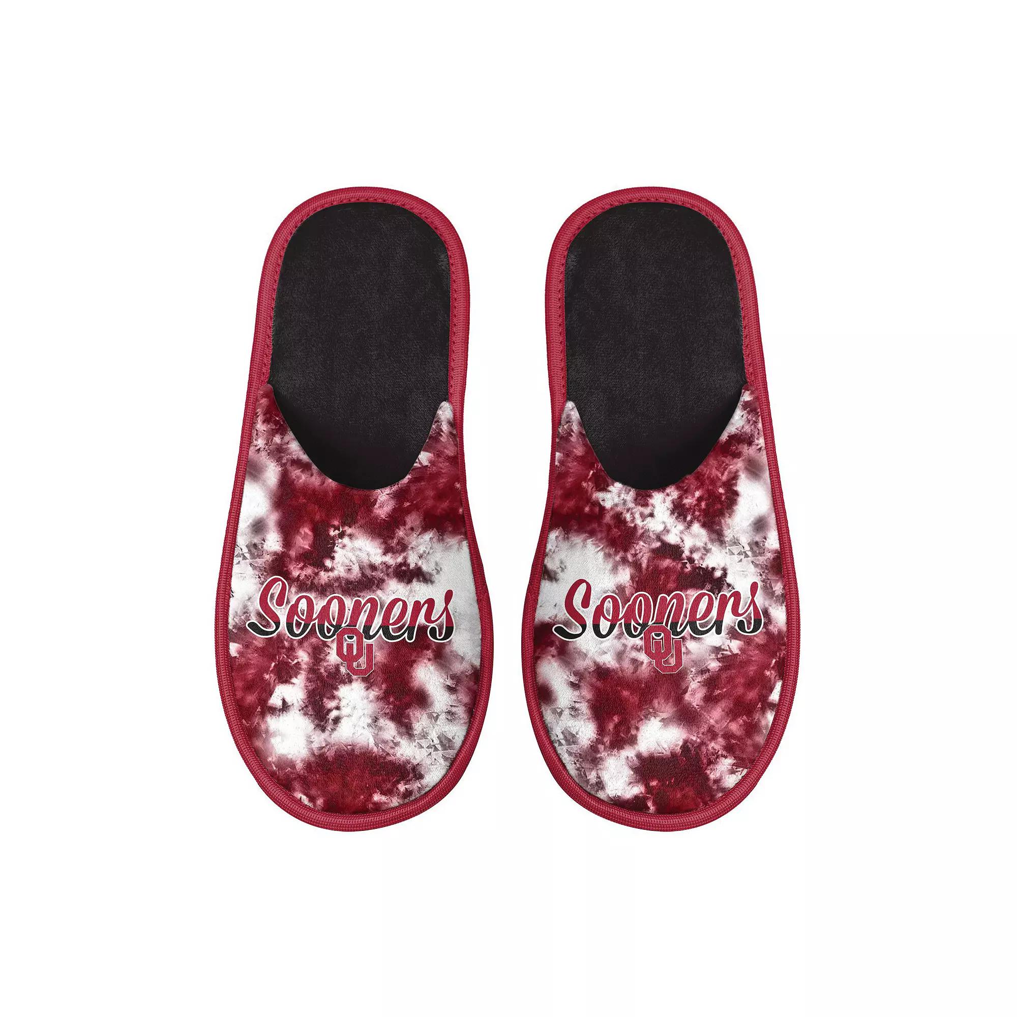 Women's FOCO Oklahoma Sooners Team Scuff Slide Slippers, Size: XL, Red Product Image