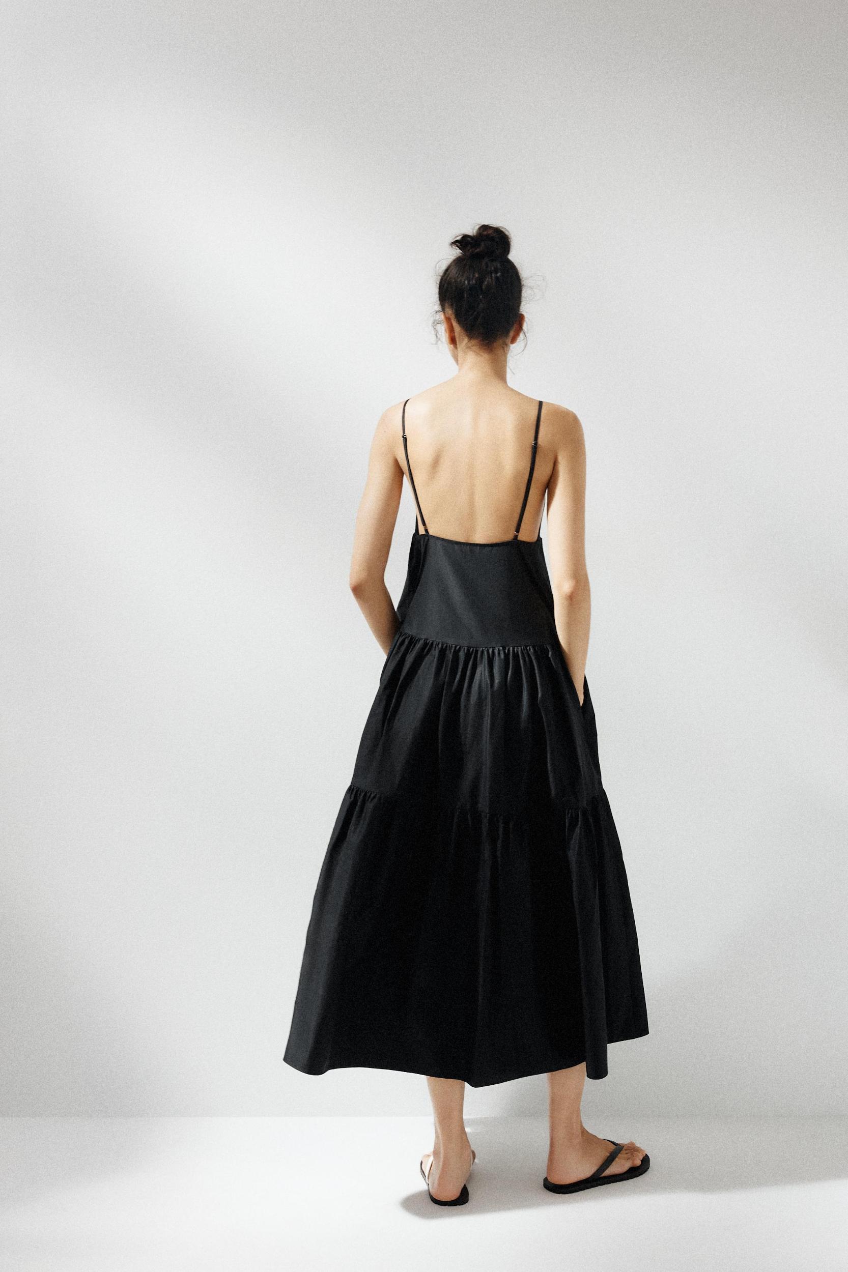 PANELED MIDI DRESS Product Image