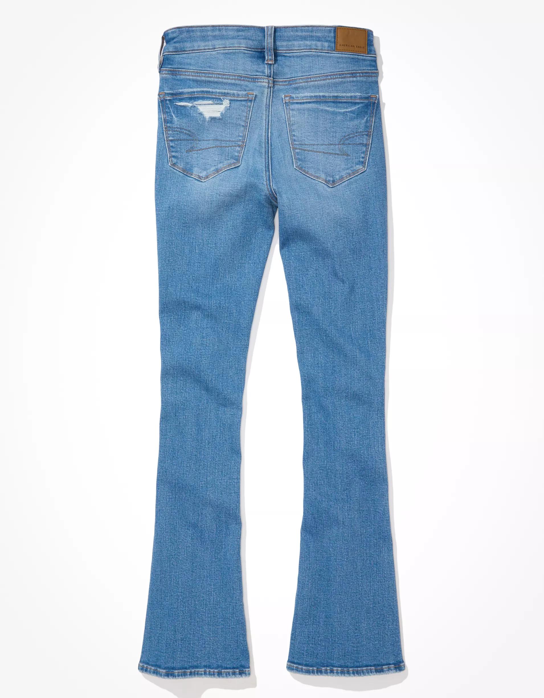 AE Stretch High-Waisted Skinny Kick Jean Product Image