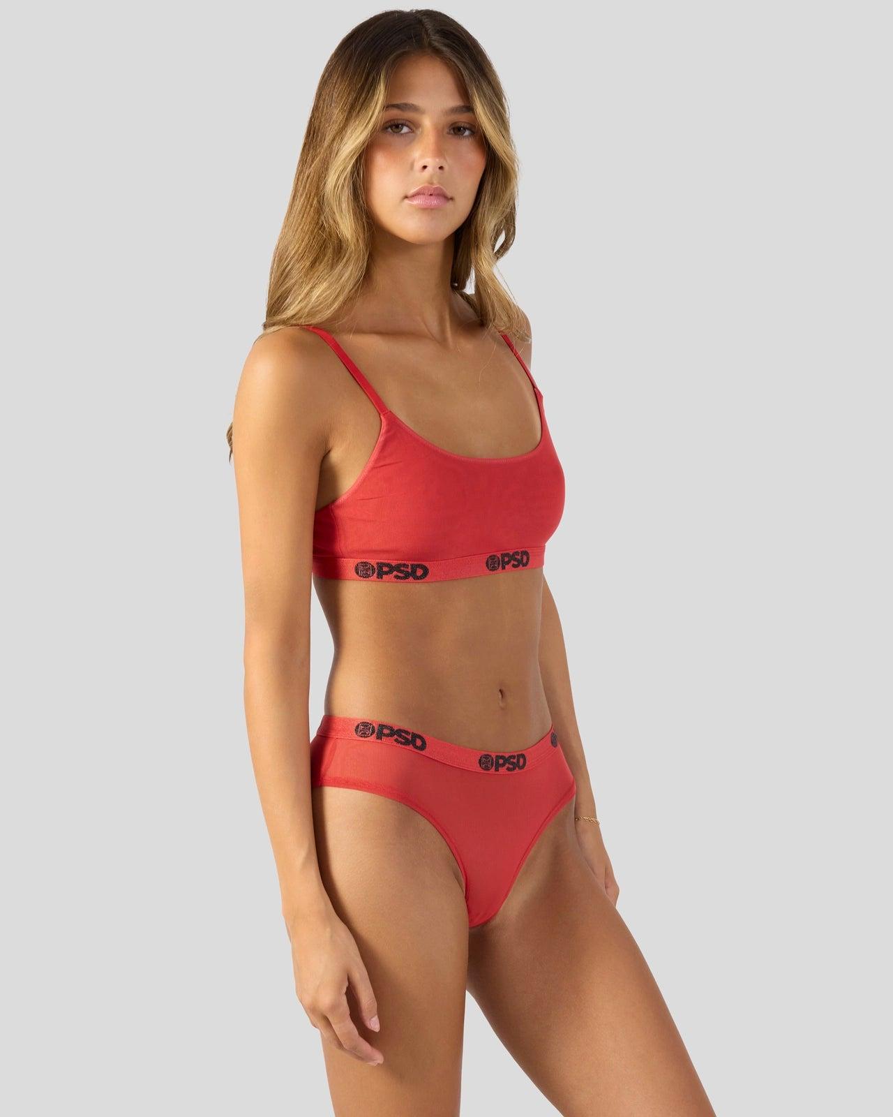 Mesh - Solid Red Female Product Image