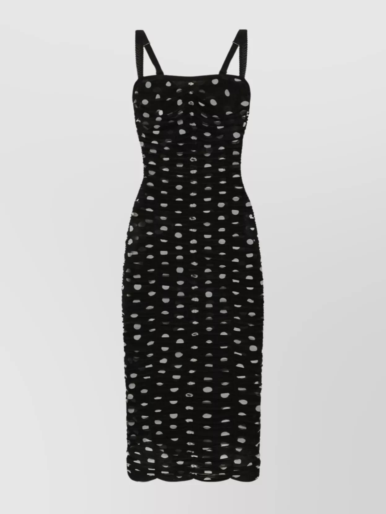 DOLCE & GABBANA Women Abito Mambo Italiano In Black Product Image