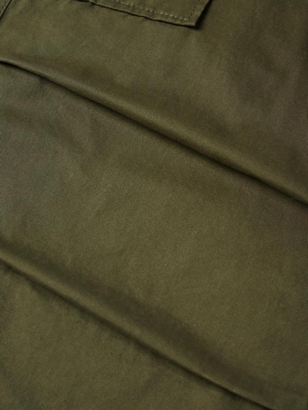 Men's Solid Big Pocket Cargo Pants Product Image