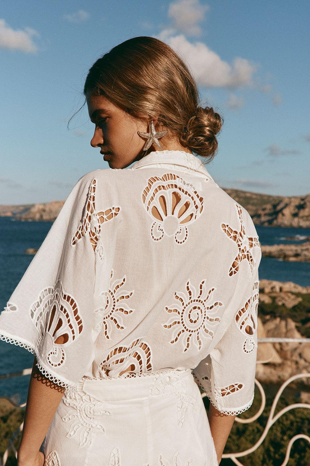 Nissi Shirt - Corallo Bianca Product Image