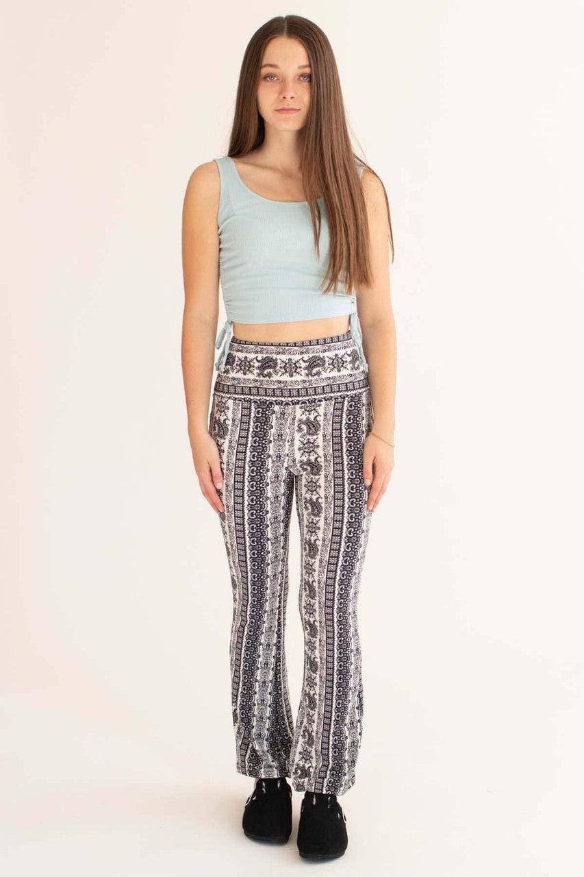 Blue Ruched Side Ribbed Tank Product Image