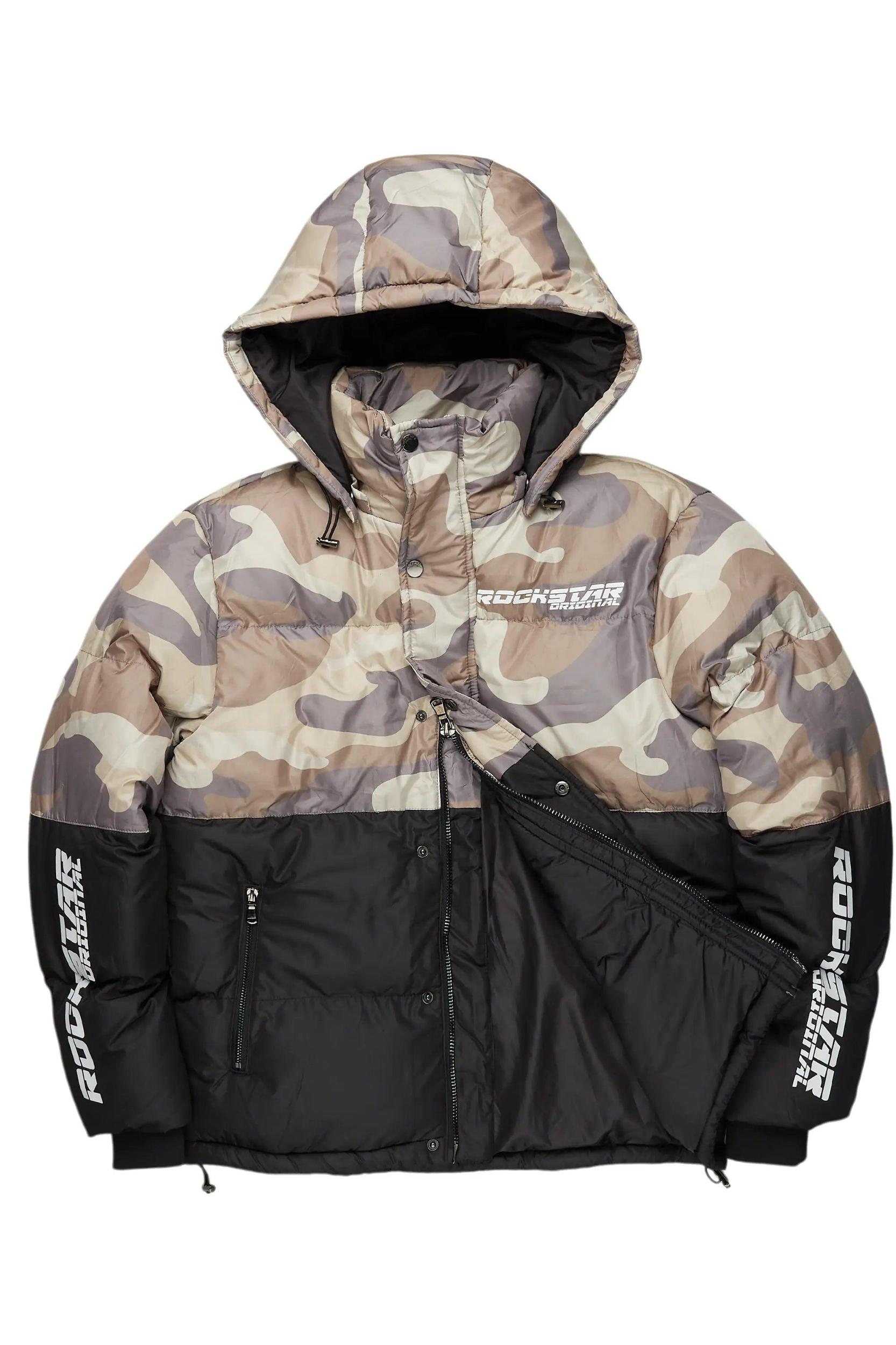 Jensen Camo Puffer Jacket Male Product Image