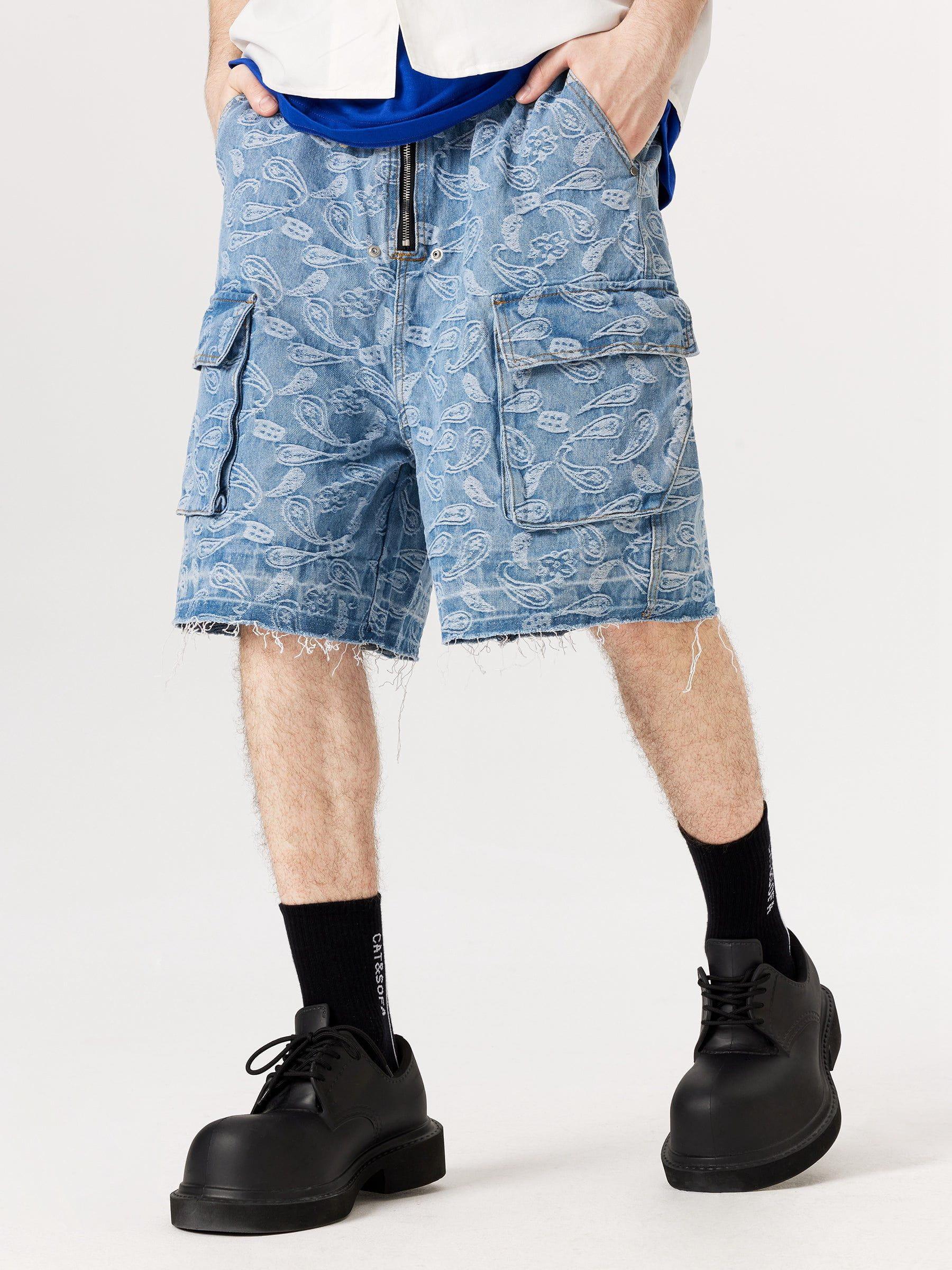 Aelfric Eden Bandana Jacquard Washed Jorts Product Image