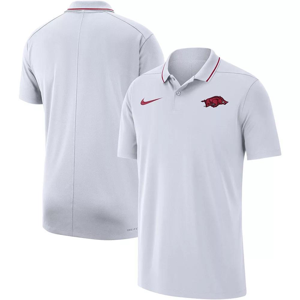 Men's Nike White Virginia Cavaliers 2023 Coaches Performance Polo,  Product Image
