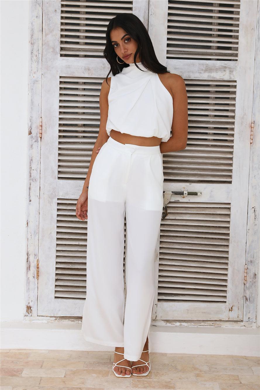 Style At Midnight Pants White Product Image