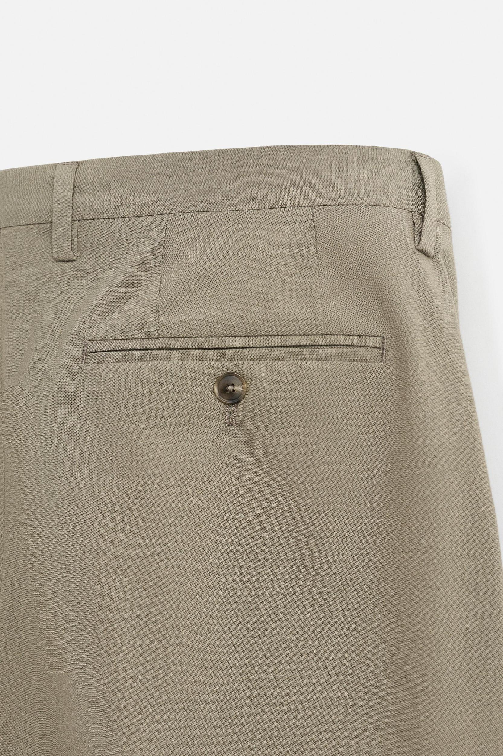 TEXTURED SUIT PANTS Product Image