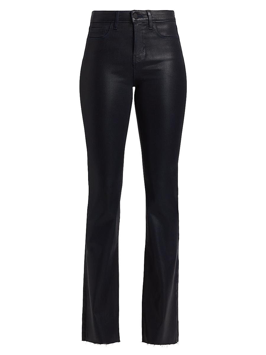 Womens Ruth Coated High-Rise Straight Jeans Product Image