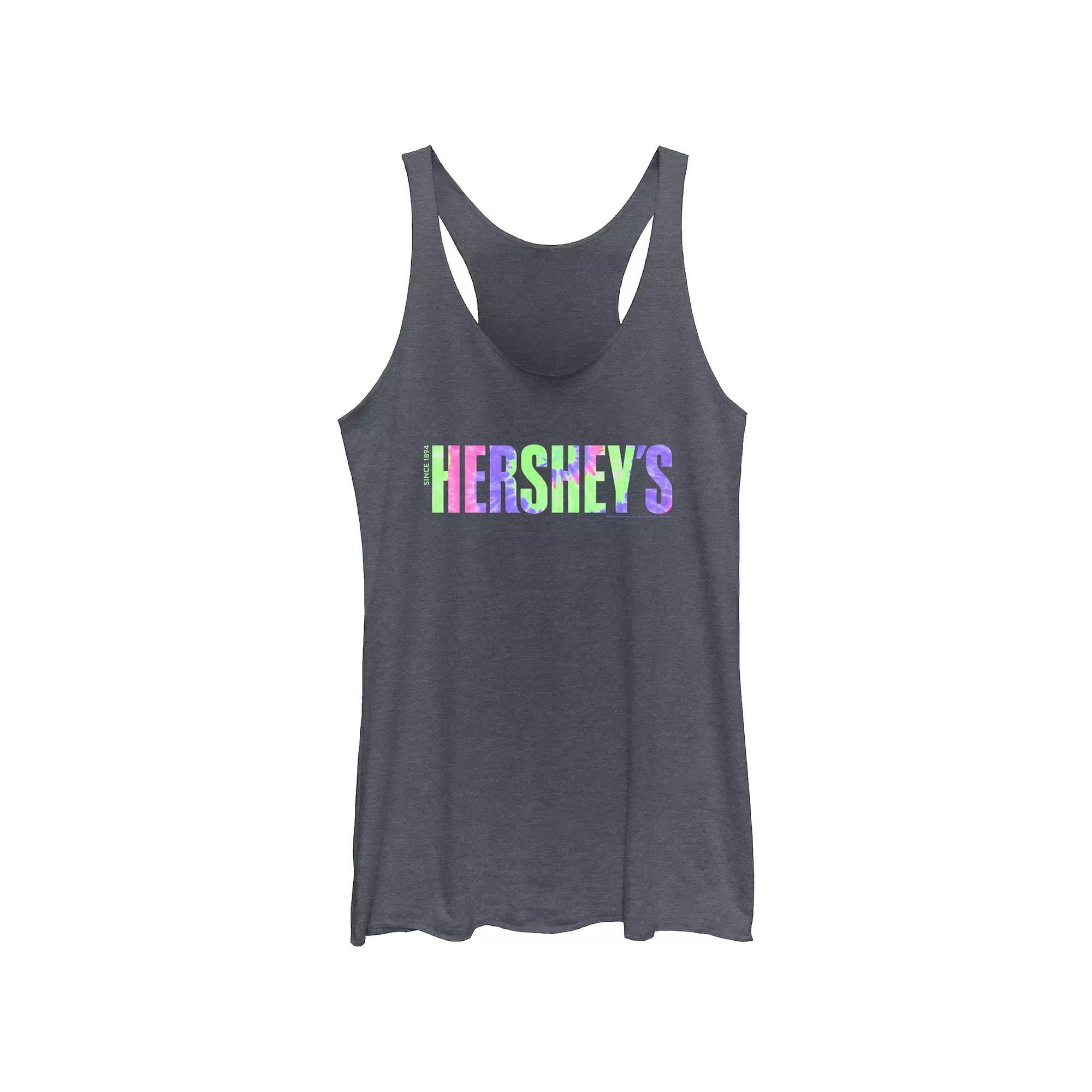 Juniors' Hugs And Kisses Tri-Blend Racerback Graphic Tank Top, Girl's,  Product Image