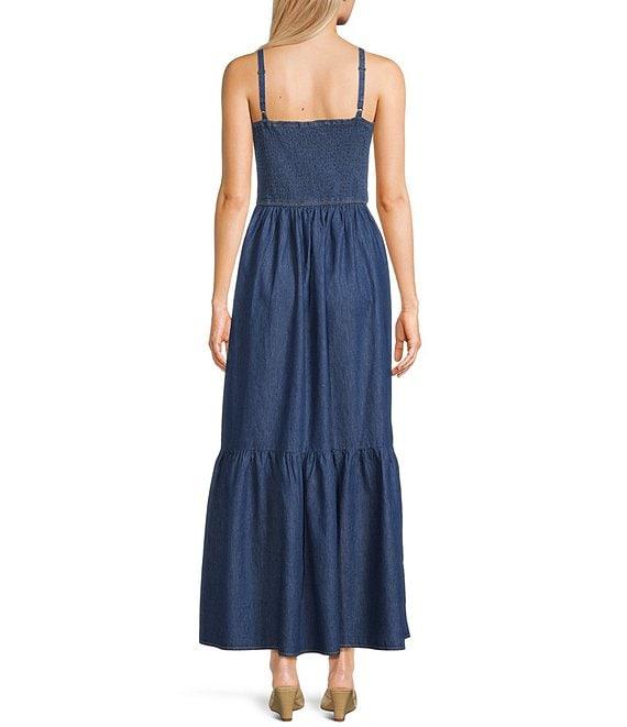 Wrangler® Smocked Sleeveless Maxi Dress Product Image